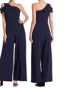 MARINA / One-Shoulder Jumpsuit / size 14 NWT